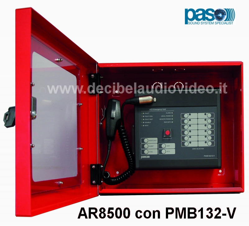 AR8500 armadietto da parete per postazioni PMB132 e TSB8500-V